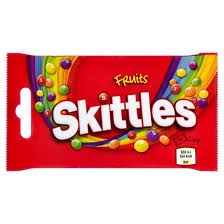 Skittles FRUIT MIX bonbóny 38 g červené (balení 14 ks)